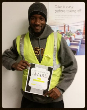 BOS - During a security search, Peterson Louis found a valuable ring that had been left on the aircraft by a passenger. Peterson gave the ring to his lead which was then turned into US Airways. Thank you Peterson demonstrating the integrity of our operation and our employees!!!